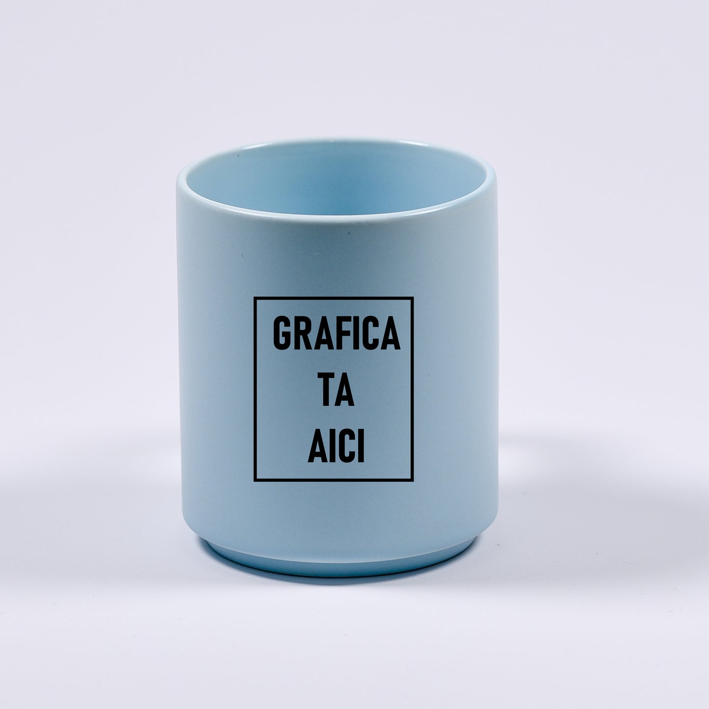 cana mata personalizabila turcoaz