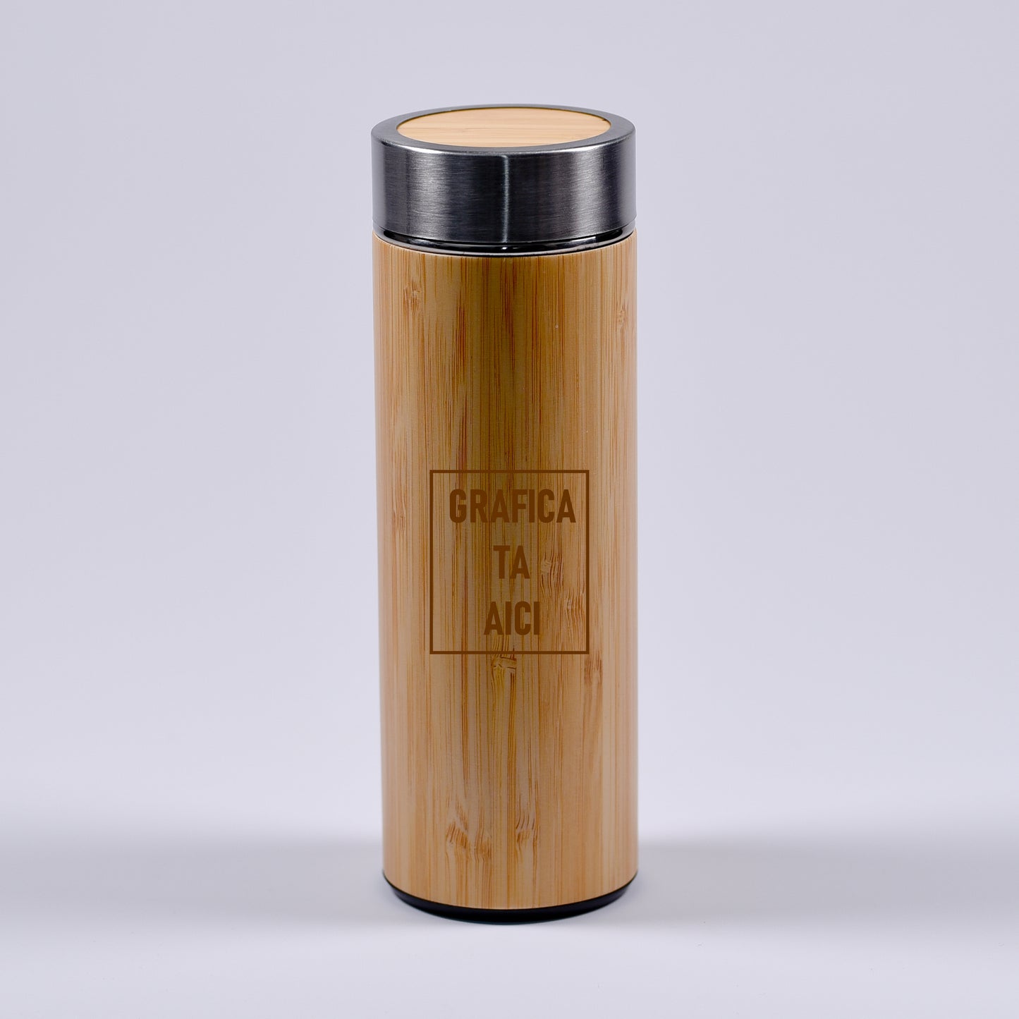 termos personalizabil bambus