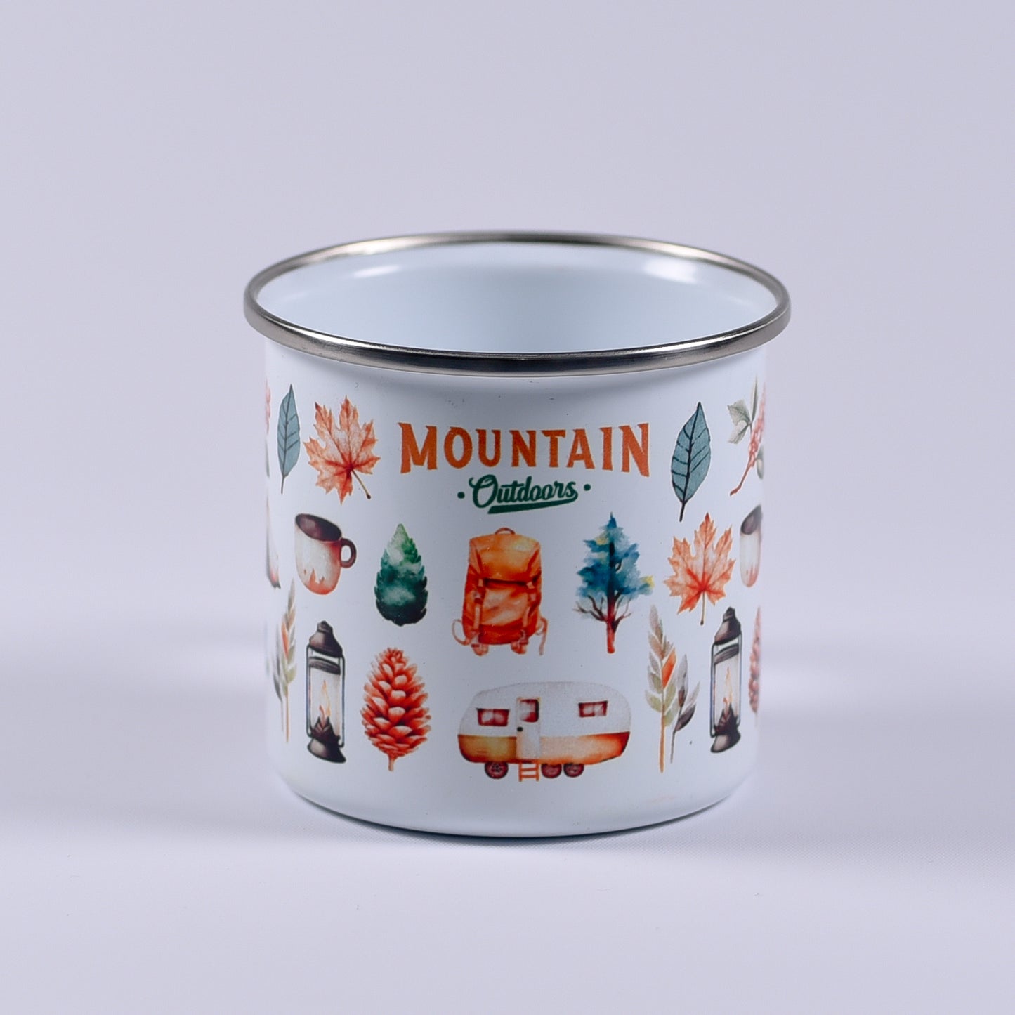 Cană emailată - Mountain Outdoors