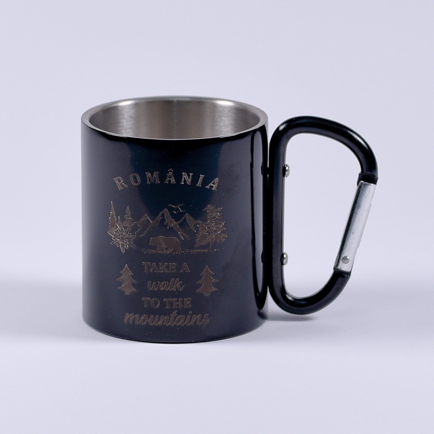 cana metalica cu carabina peisaj romania