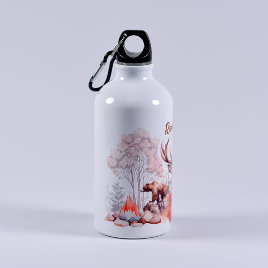 Ploscă personalizată 500 ml - România design căprioară