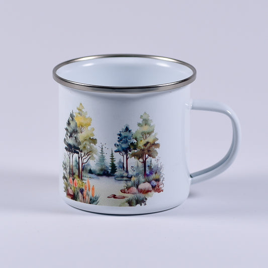 Cană emailată - Design ursuleț