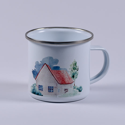 Cană emailată - Design cățeluș
