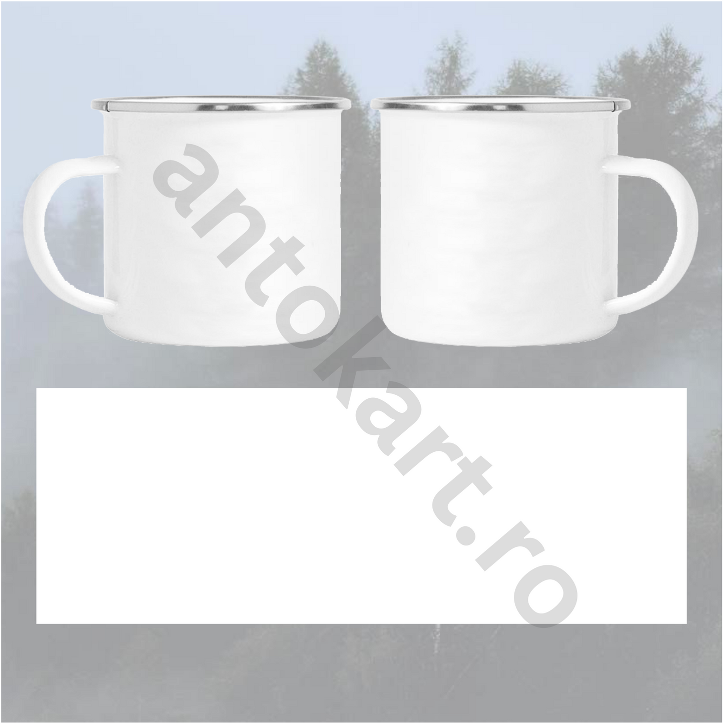 Cană emailată personalizabilă - Add your photo