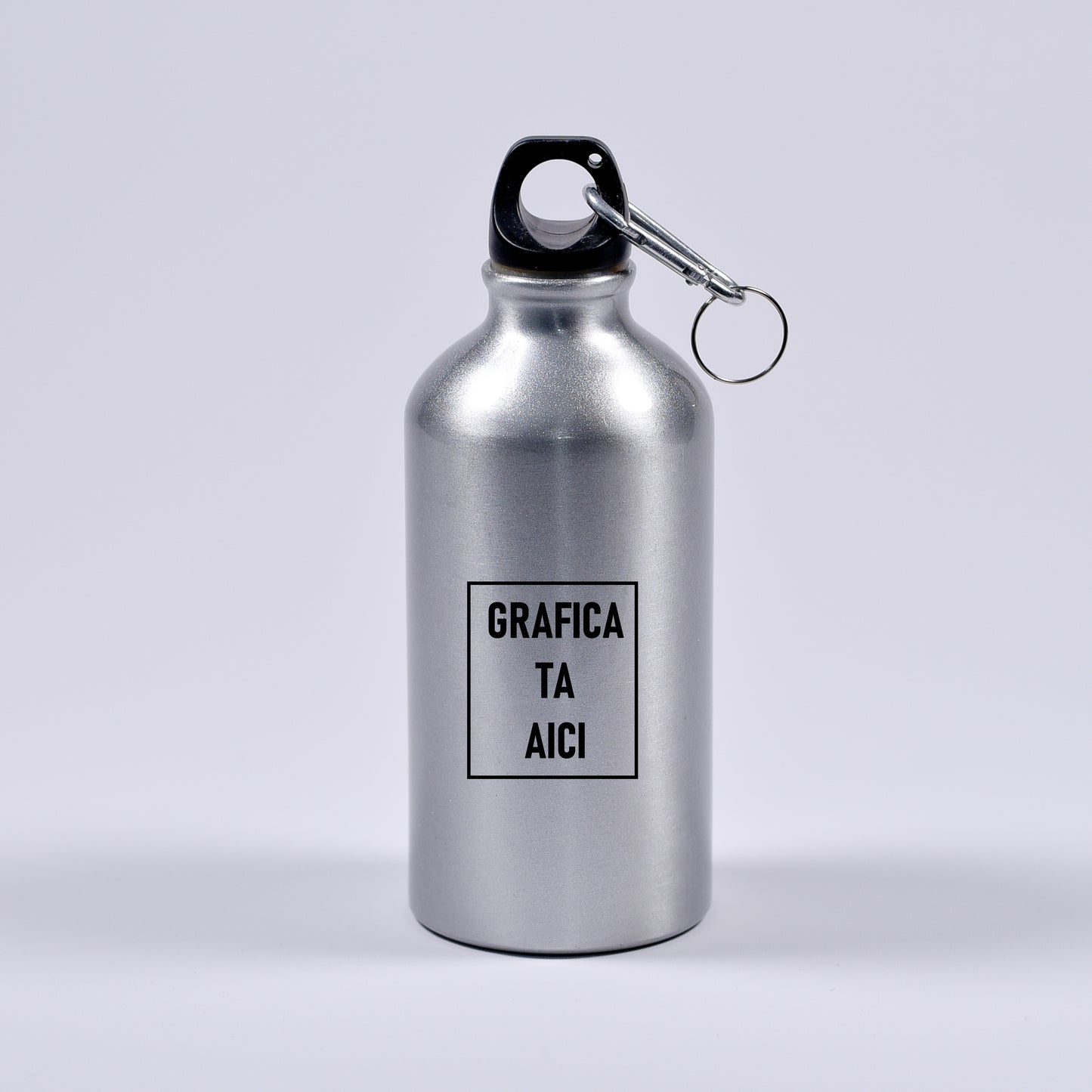 Ploșcă metal cu carabină - Gravat/Sublimat