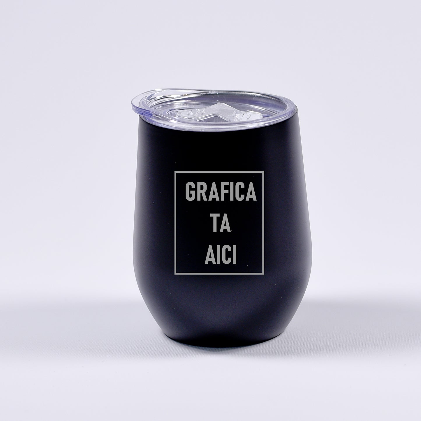 Pahar termoizolant din oțel inoxidabil - Gravat