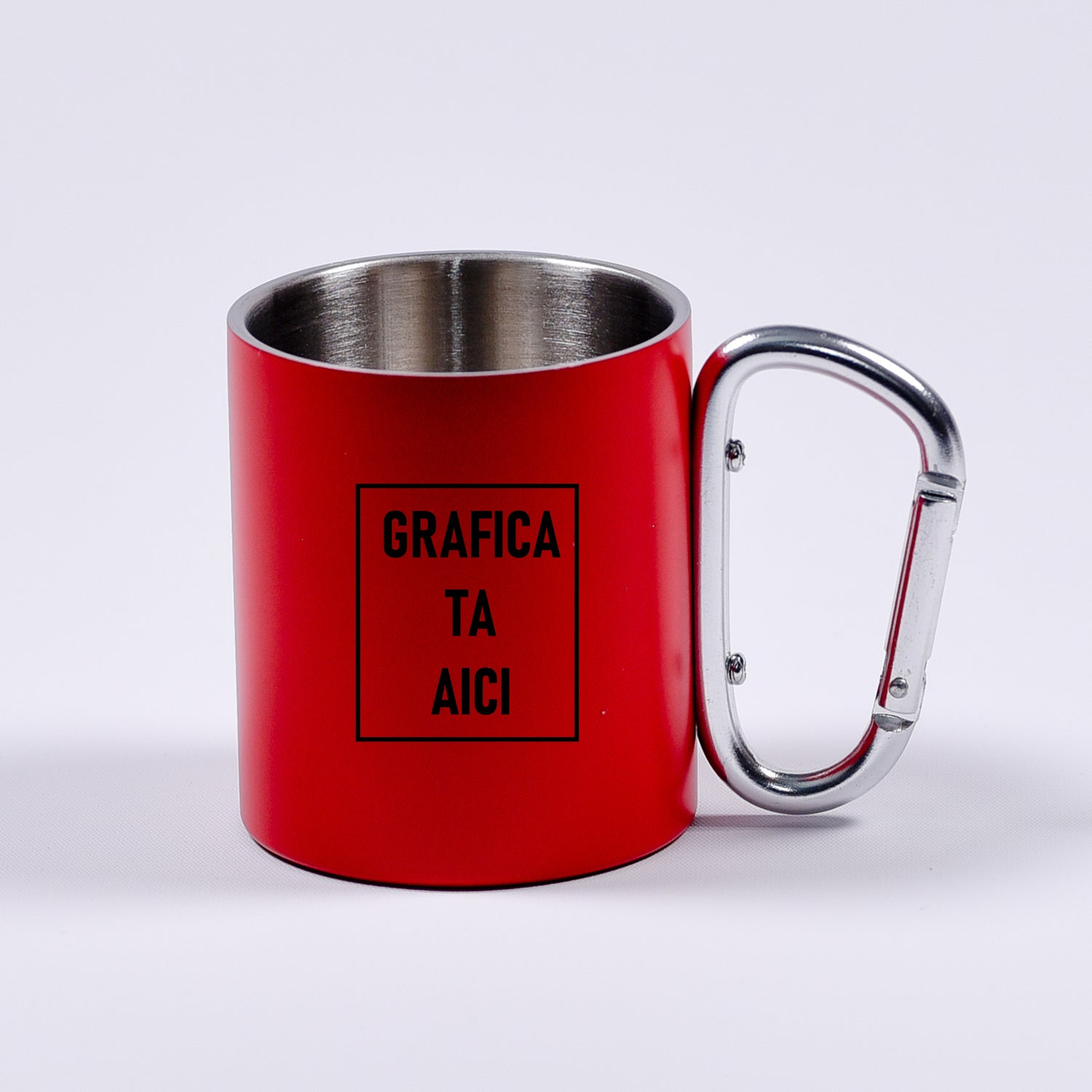 cana cu carabina rosu mat