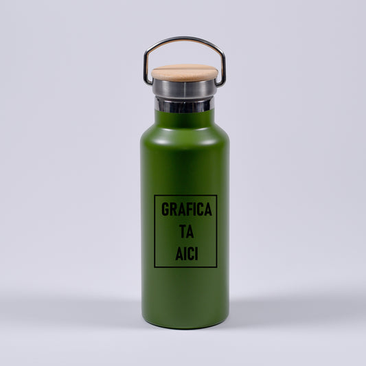 Rozsdamentes acél termosz - Gravírozott