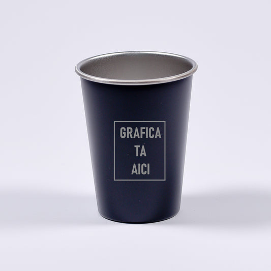 Rozsdamentes acél pohár - Gravírozott