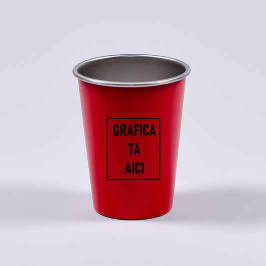 Rozsdamentes acél pohár - Gravírozott