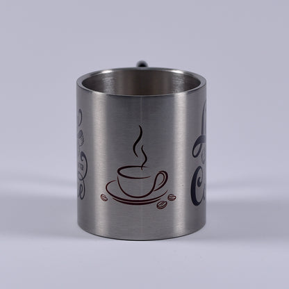 Cană metalică cu carabiner - Coffee