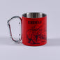 Cană metalică cu carabiner - Erdély piros